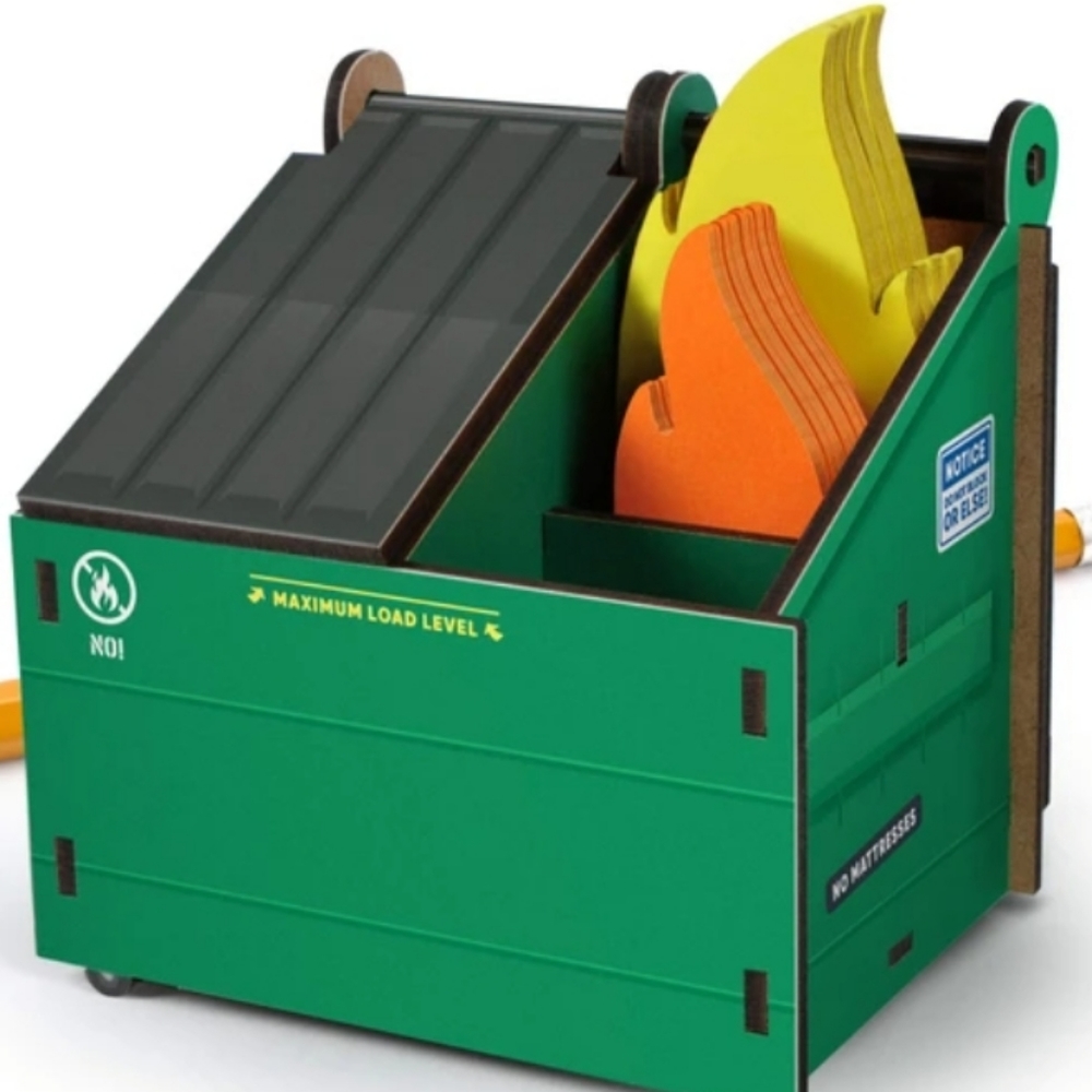 Fred Desk Dumpster Fire Notes Set